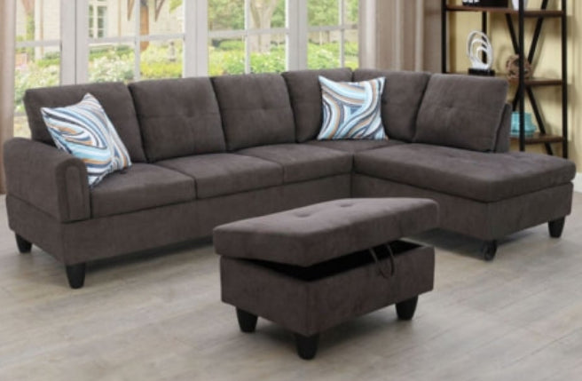 Sectional w/ Ottoman